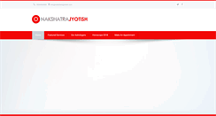 Desktop Screenshot of nakshatrajyotish.com