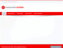 Tablet Screenshot of nakshatrajyotish.com